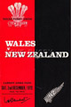 Wales - New Zealand rugby  Statistics